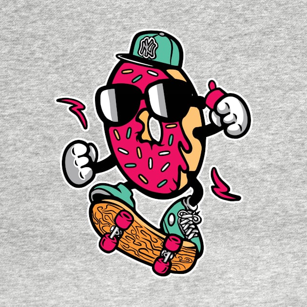 Donut Skater by lldesigns